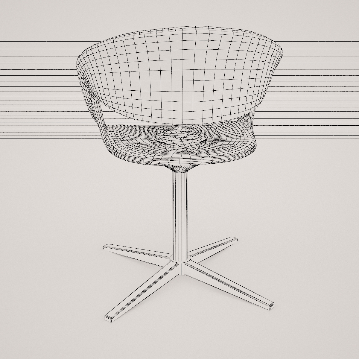 lox bucket seat chair by walter knoll  3d model  3D model_29