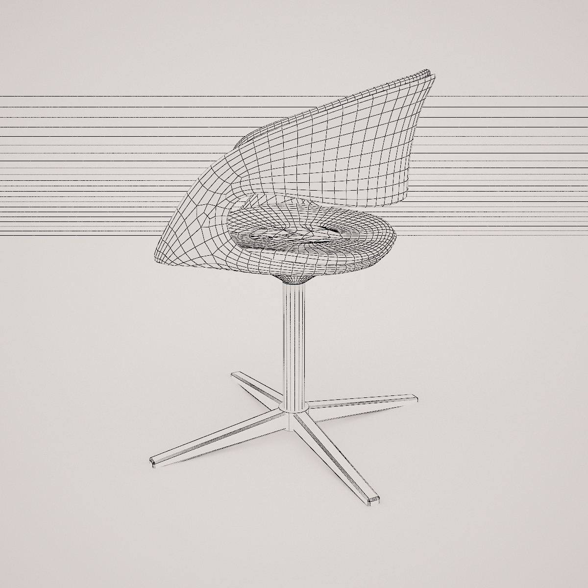 lox bucket seat chair by walter knoll  3d model  3D model_22