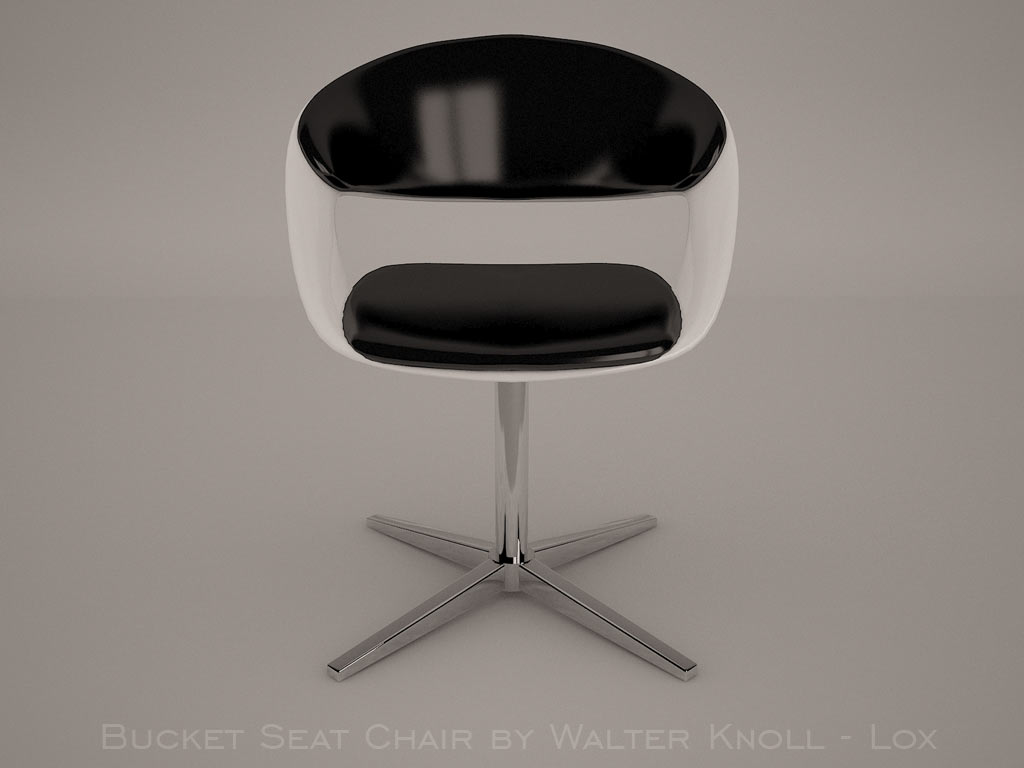 lox bucket seat chair by walter knoll  3d model  3D model_3