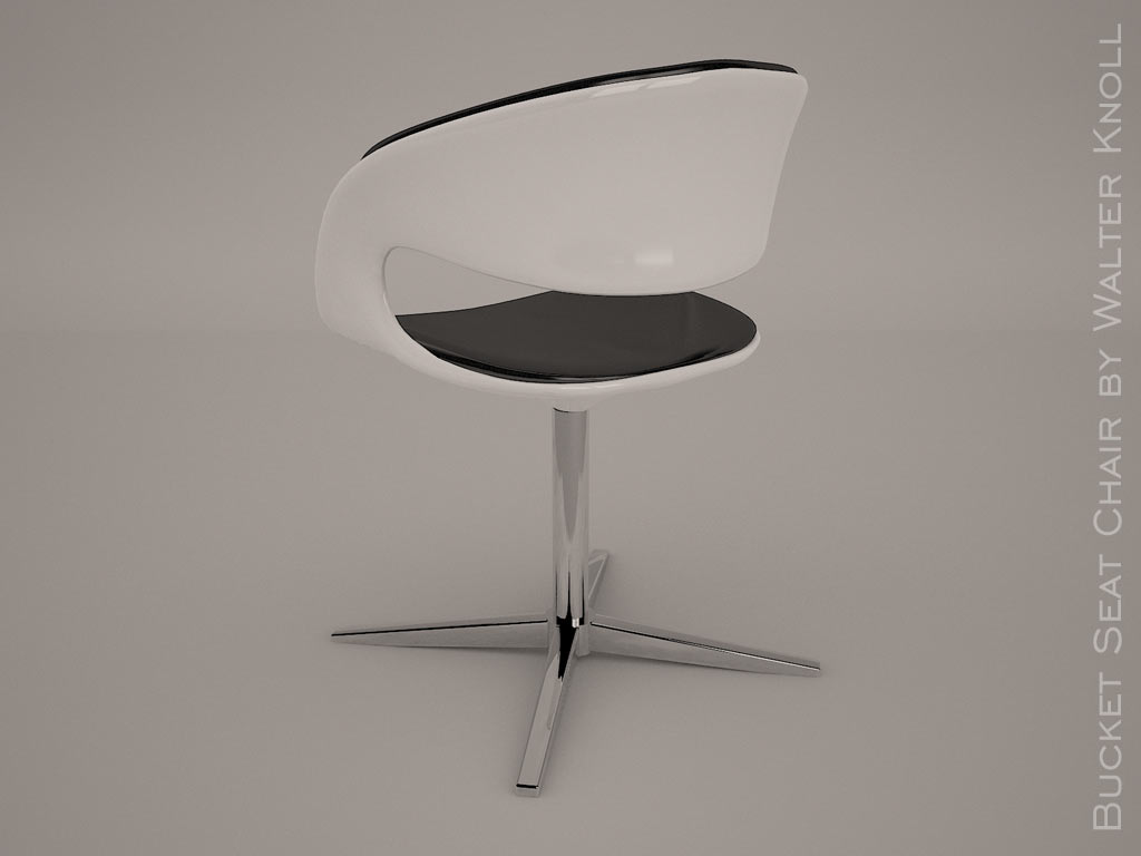 lox bucket seat chair by walter knoll  3d model  3D model_4