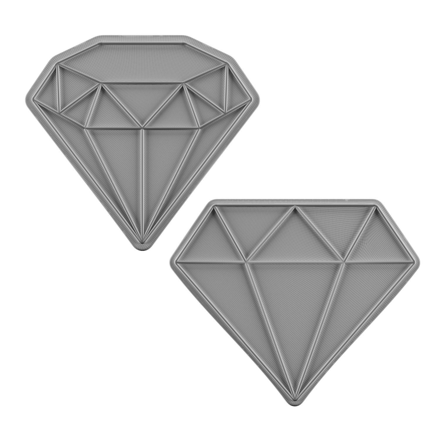 Daimond Neon Signs 3D model_1