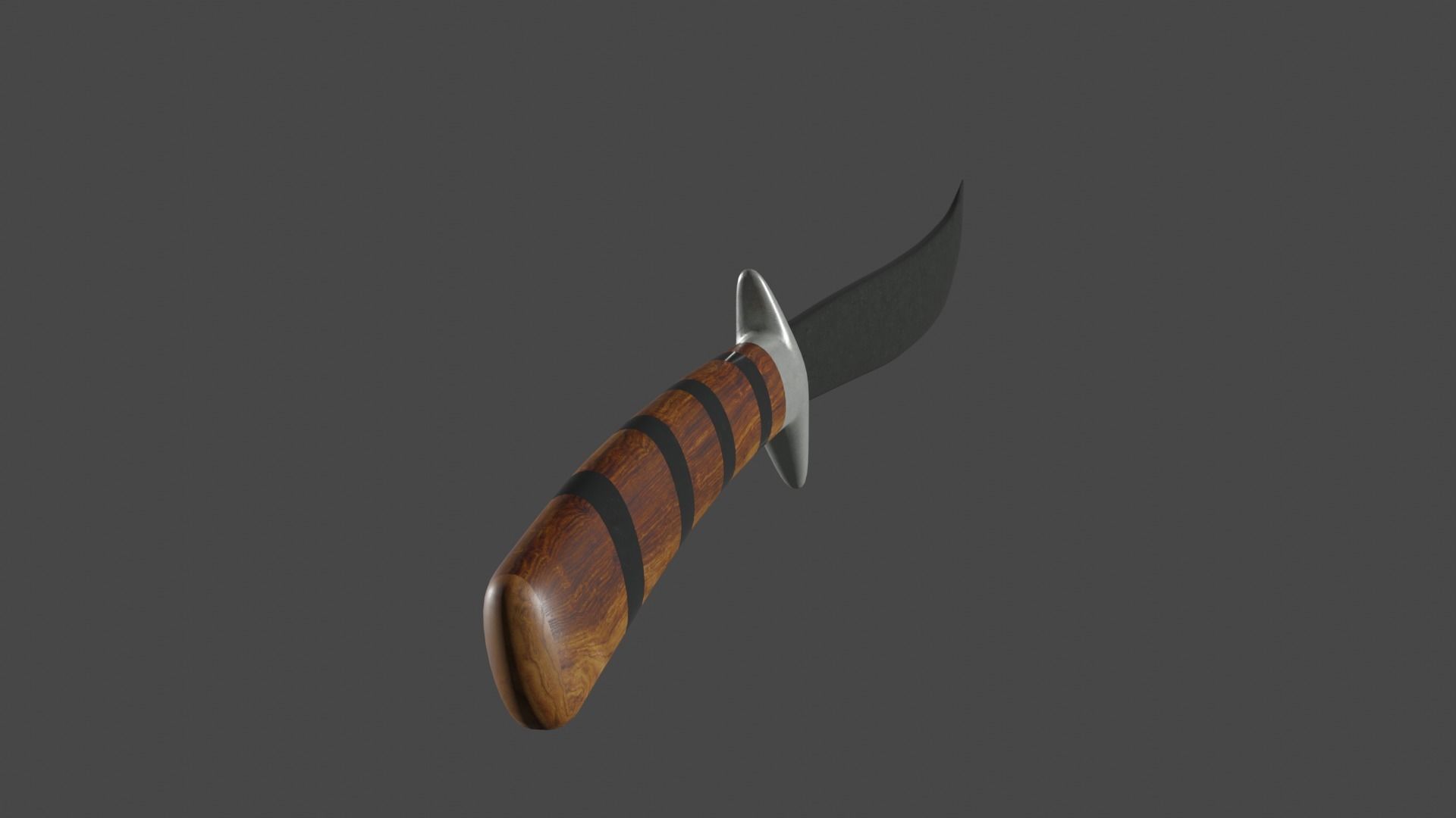 Hmong Sword Low-poly 3D model_3
