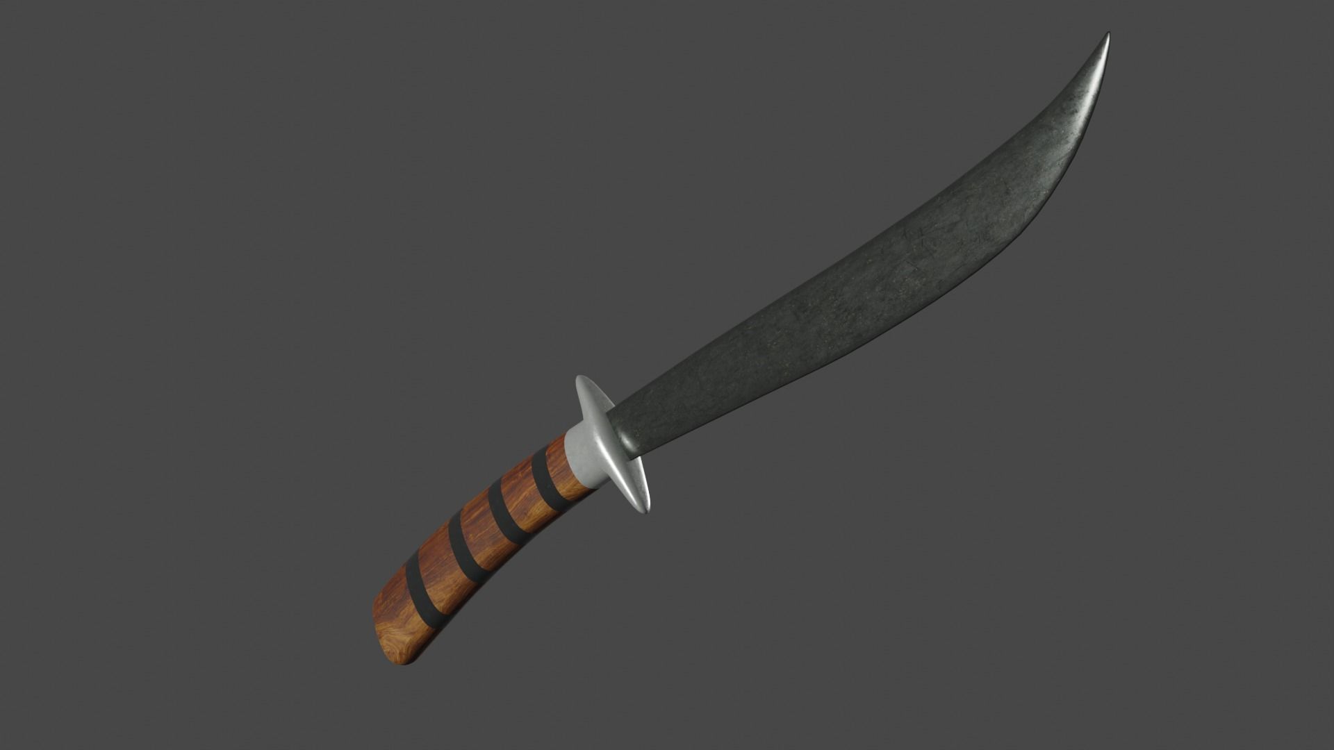Hmong Sword Low-poly 3D model_6
