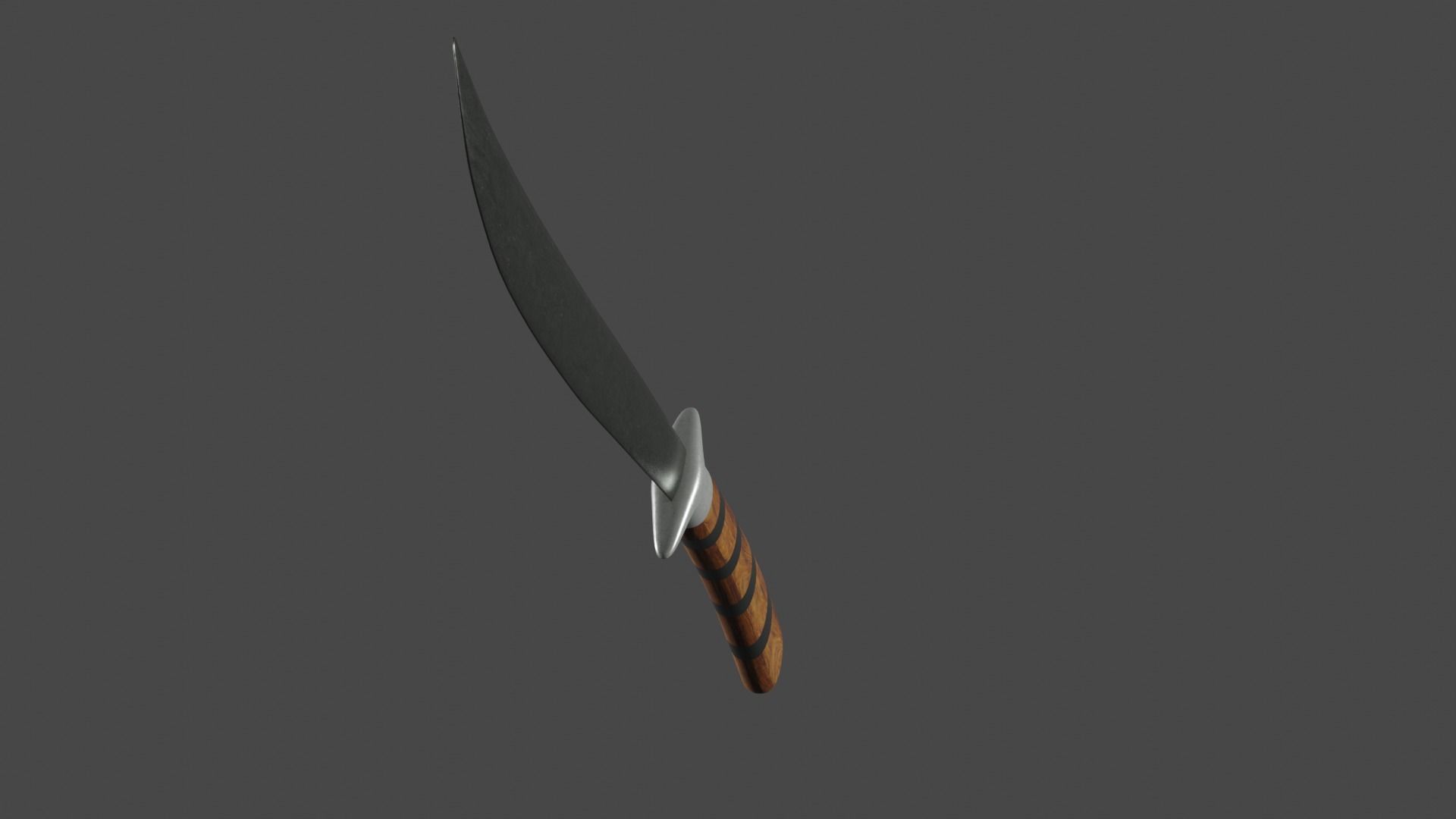 Hmong Sword Low-poly 3D model_7