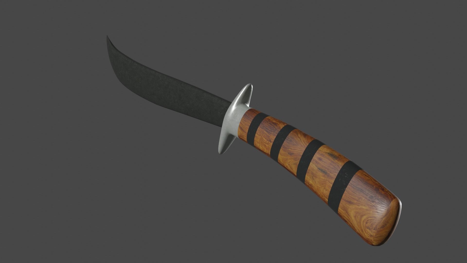 Hmong Sword Low-poly 3D model_1