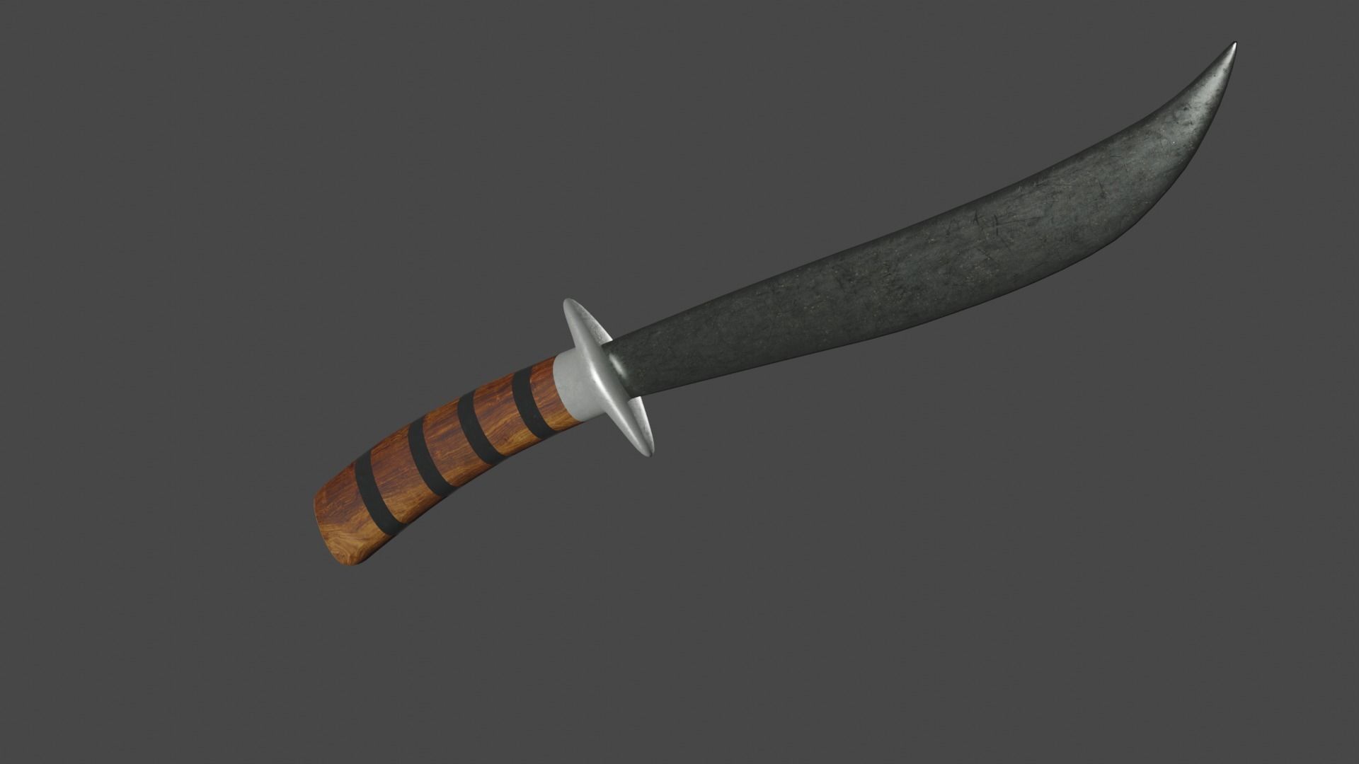 Hmong Sword Low-poly 3D model_5