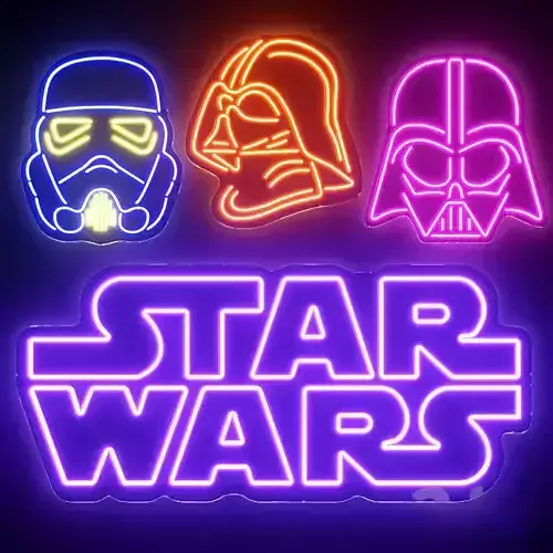 Star Wars Neon Sign