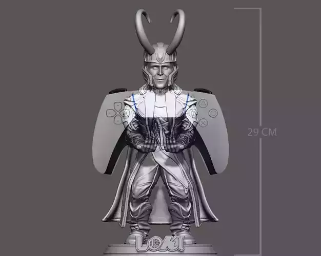 Loki v1 - Joystick And Phone Holder 3D print model 3D print model