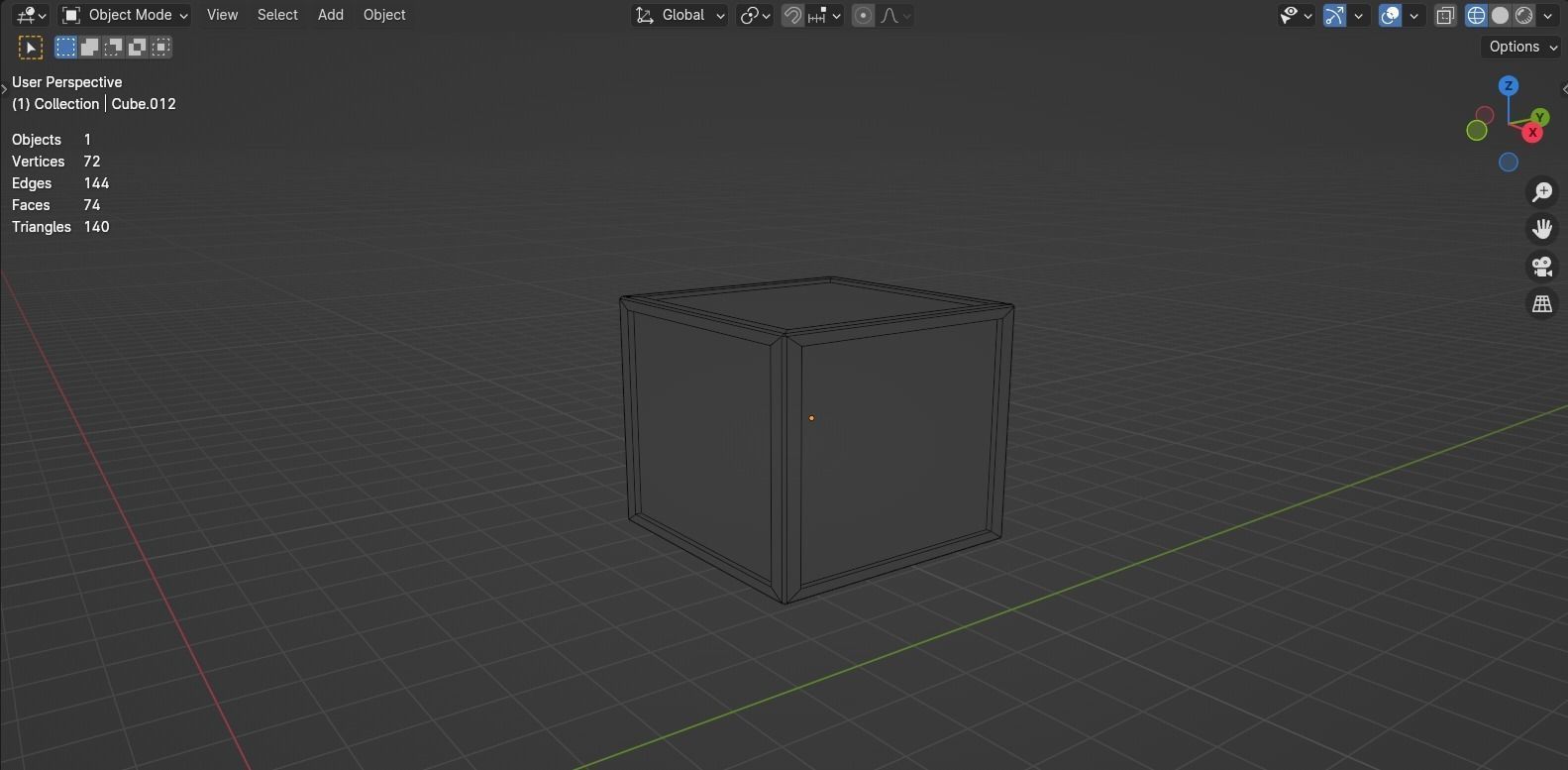 Wood box with metal corner Low-poly 3D model_3