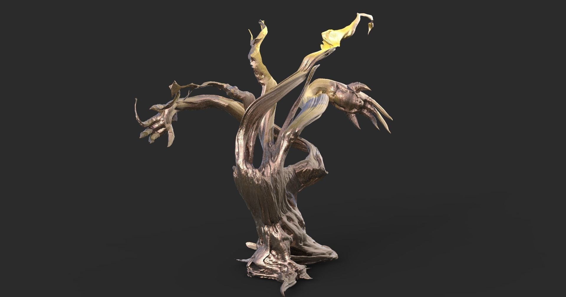 Sleepy hollow inspired tree  3D model_1