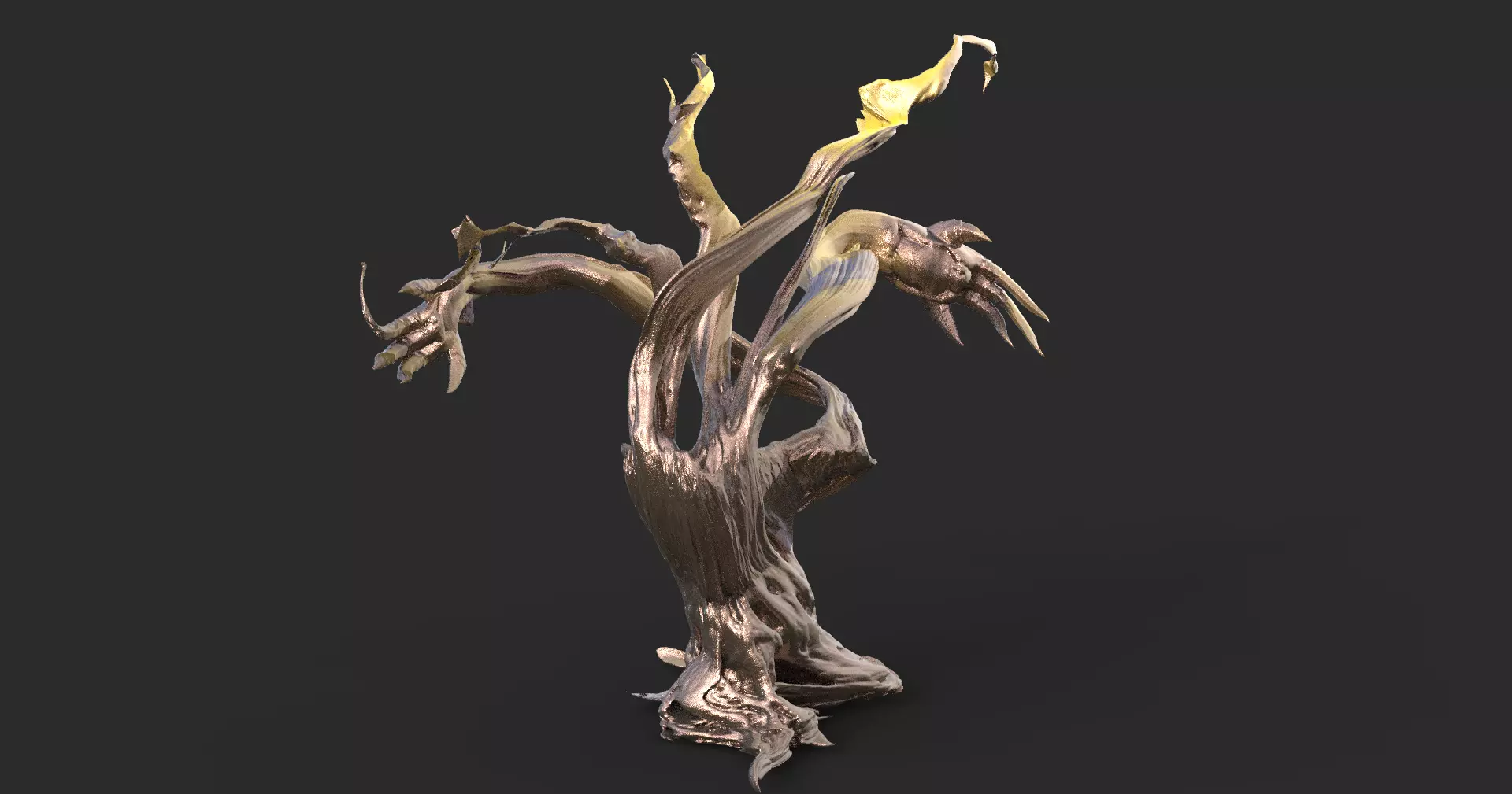 Sleepy hollow inspired tree  3D model_0