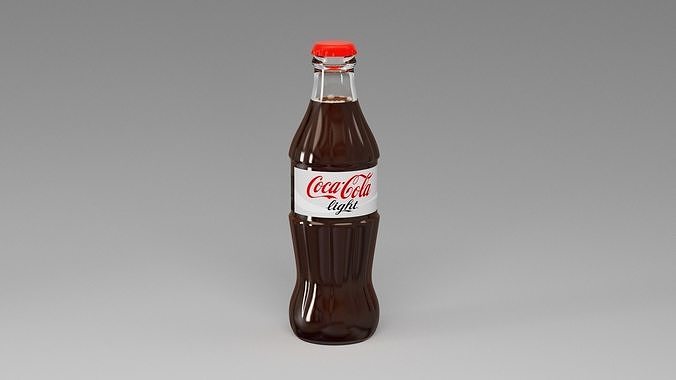 Coca Cola bottle 3D model 6