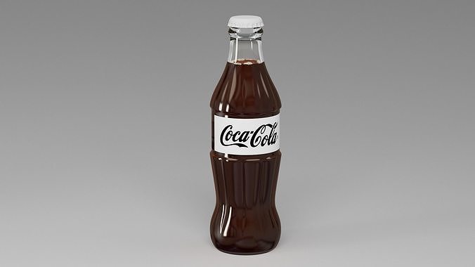 Coca Cola bottle 3D model 7