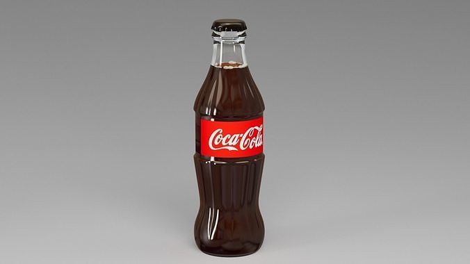 Coca Cola bottle 3D model 5