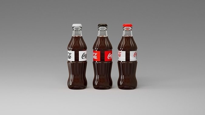 Coca Cola bottle 3D model 3