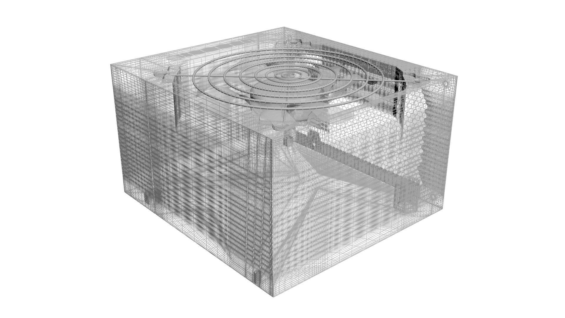 Black Power Supply Unit 3D model_14