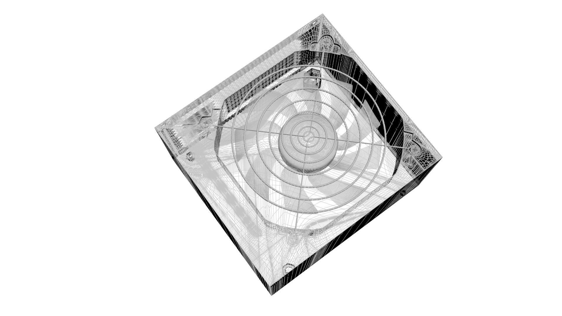 Black Power Supply Unit 3D model_13