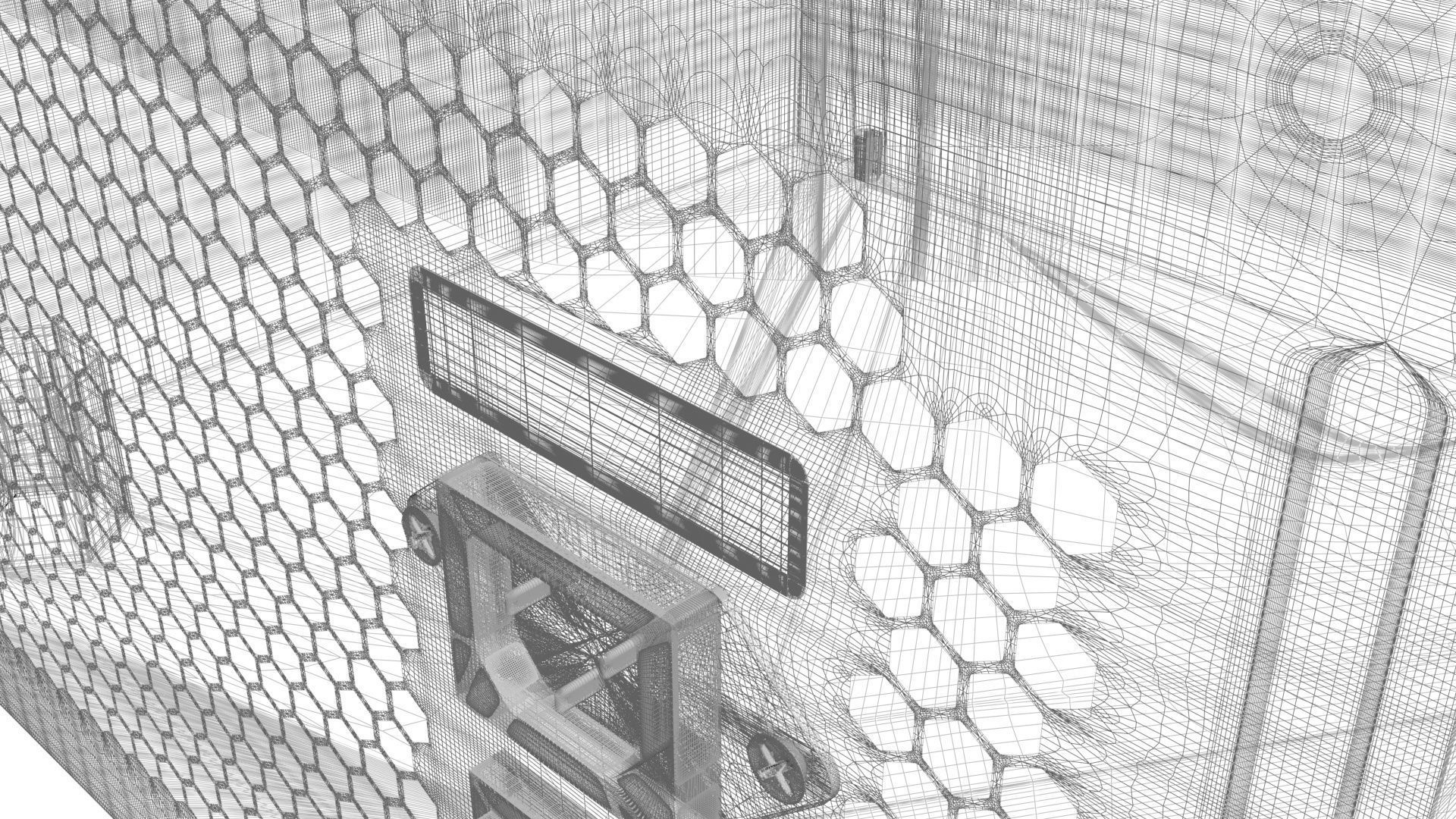 Black Power Supply Unit 3D model_19