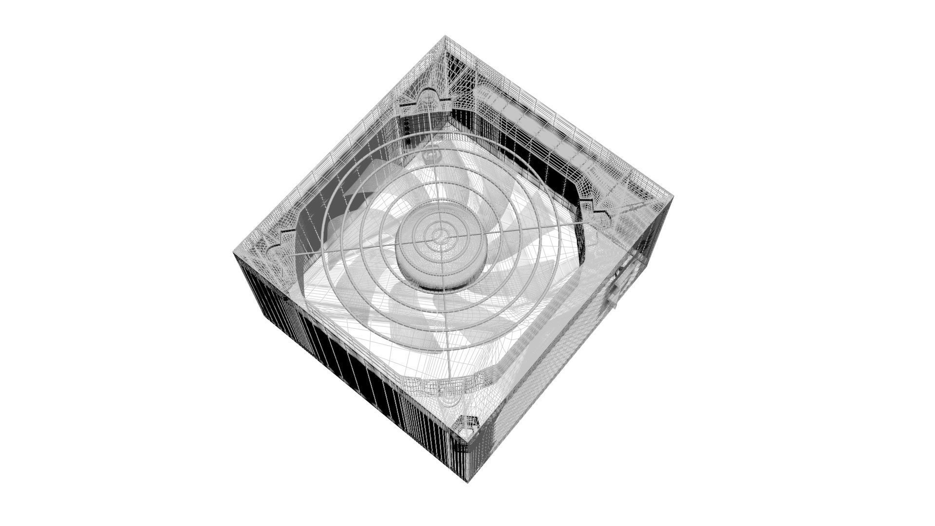 Black Power Supply Unit 3D model_15