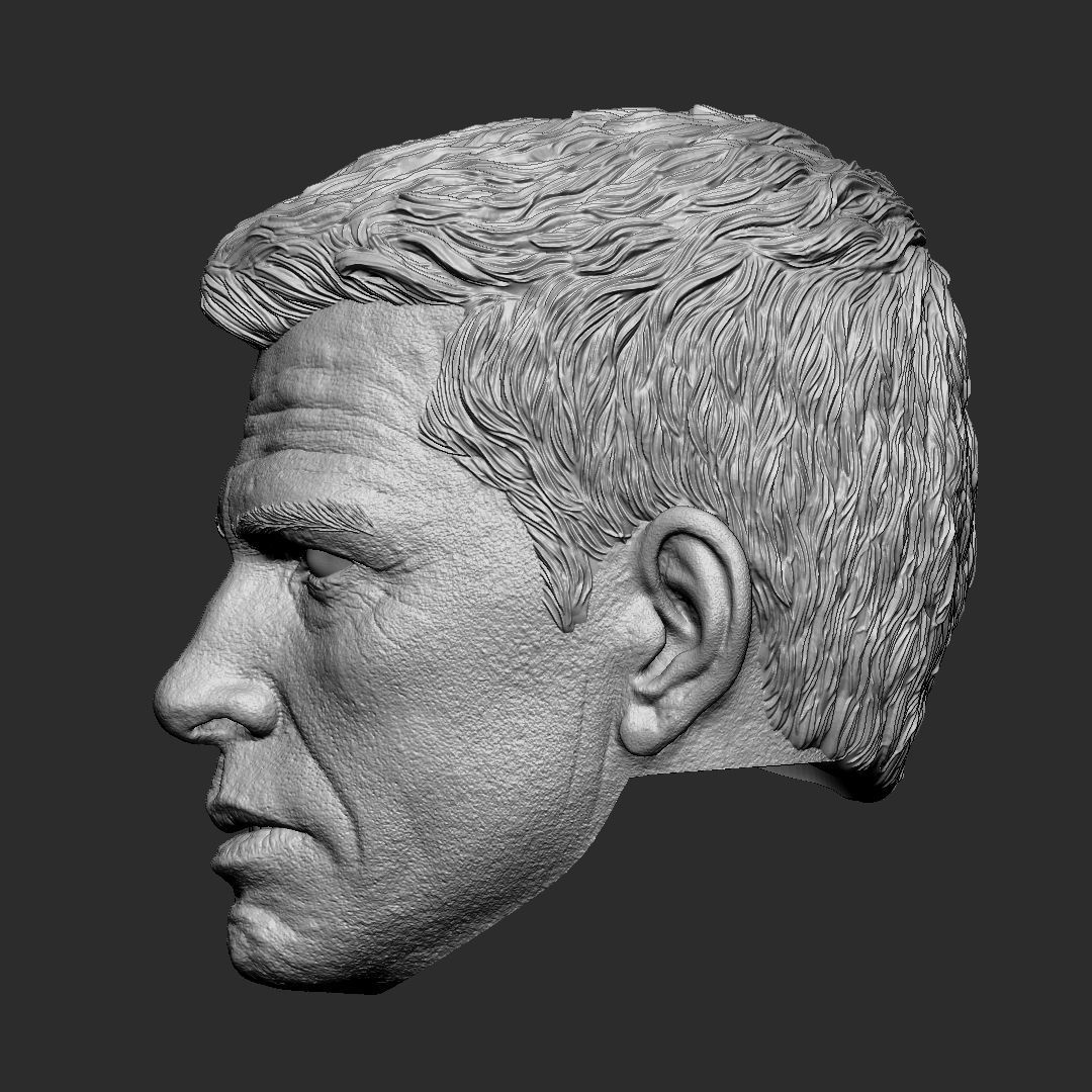 Sandman - Spiderman 3 head 3D print model_3