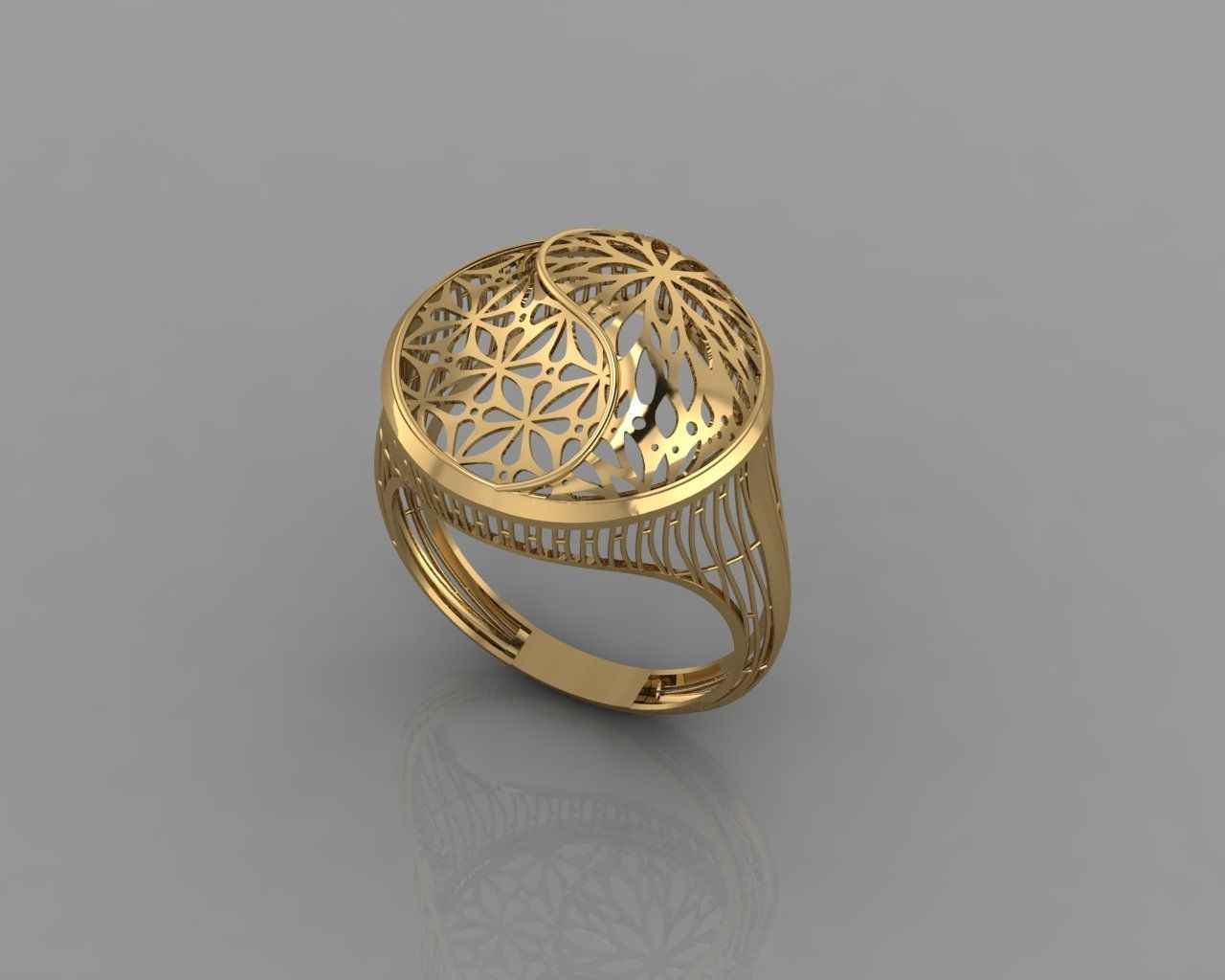 turtorial ring 3D print model_7