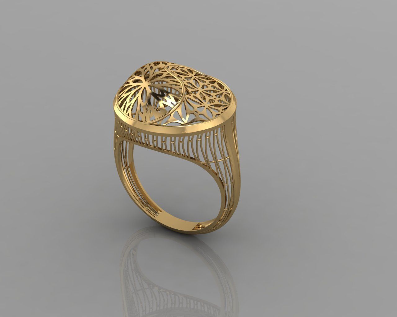 turtorial ring 3D print model_1