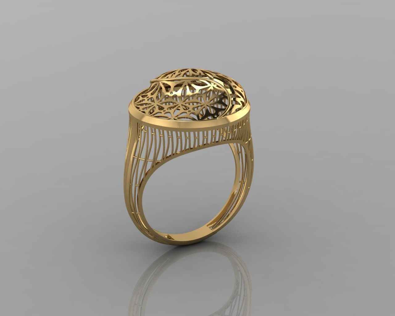 turtorial ring 3D print model_3
