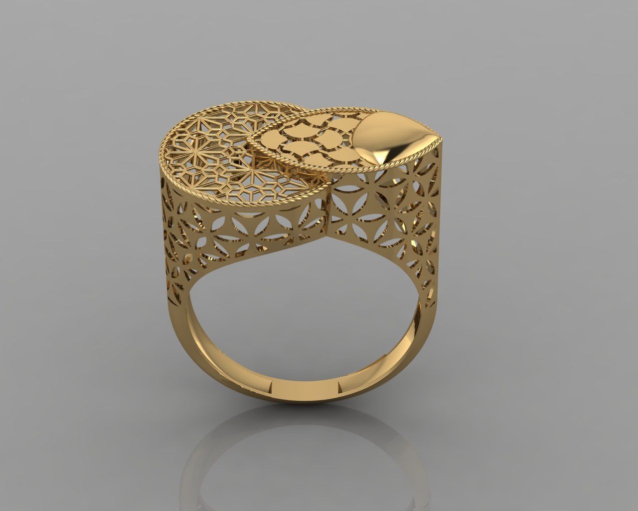 turtorial ring 3D print model_8