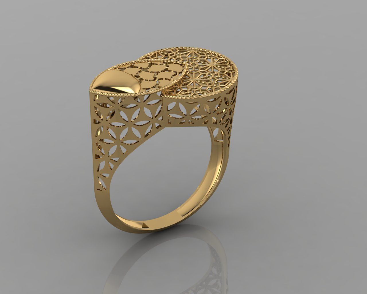 turtorial ring 3D print model_9