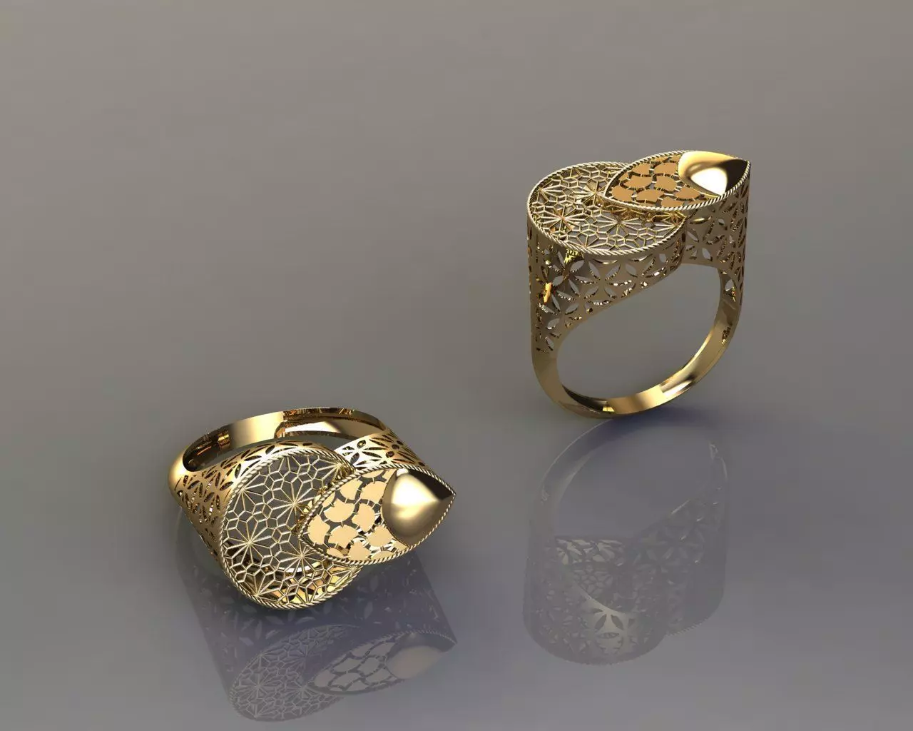 turtorial ring 3D print model_0