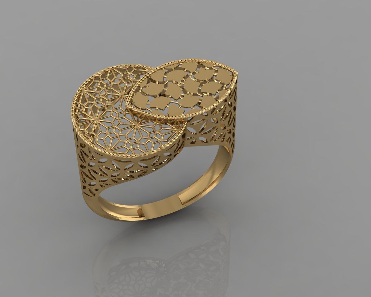 turtorial ring 3D print model_4