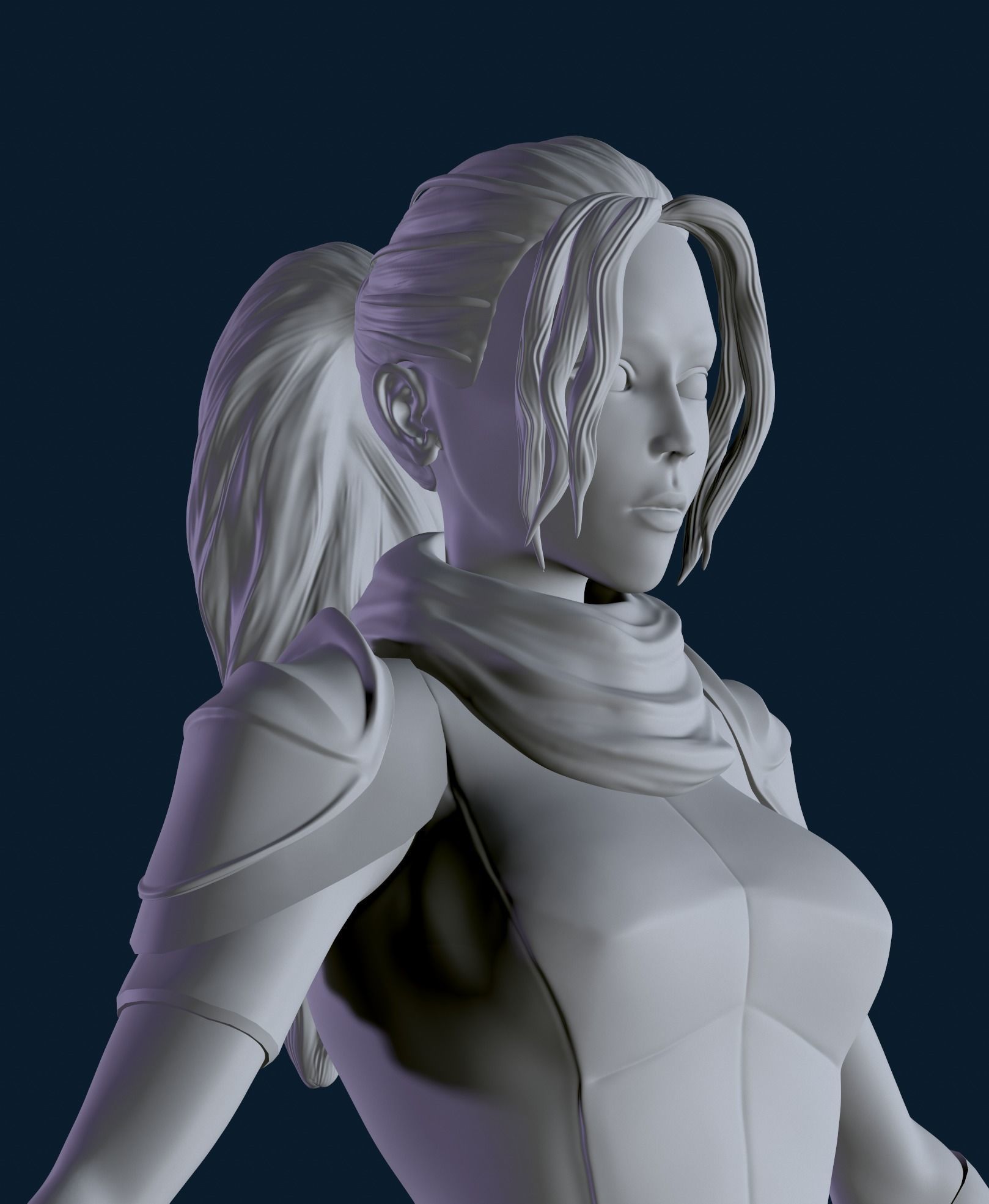 High poly 3D Enchantress 3D model  3D model_7