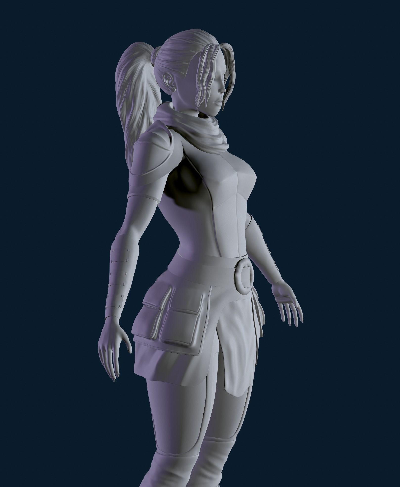 High poly 3D Enchantress 3D model  3D model_1