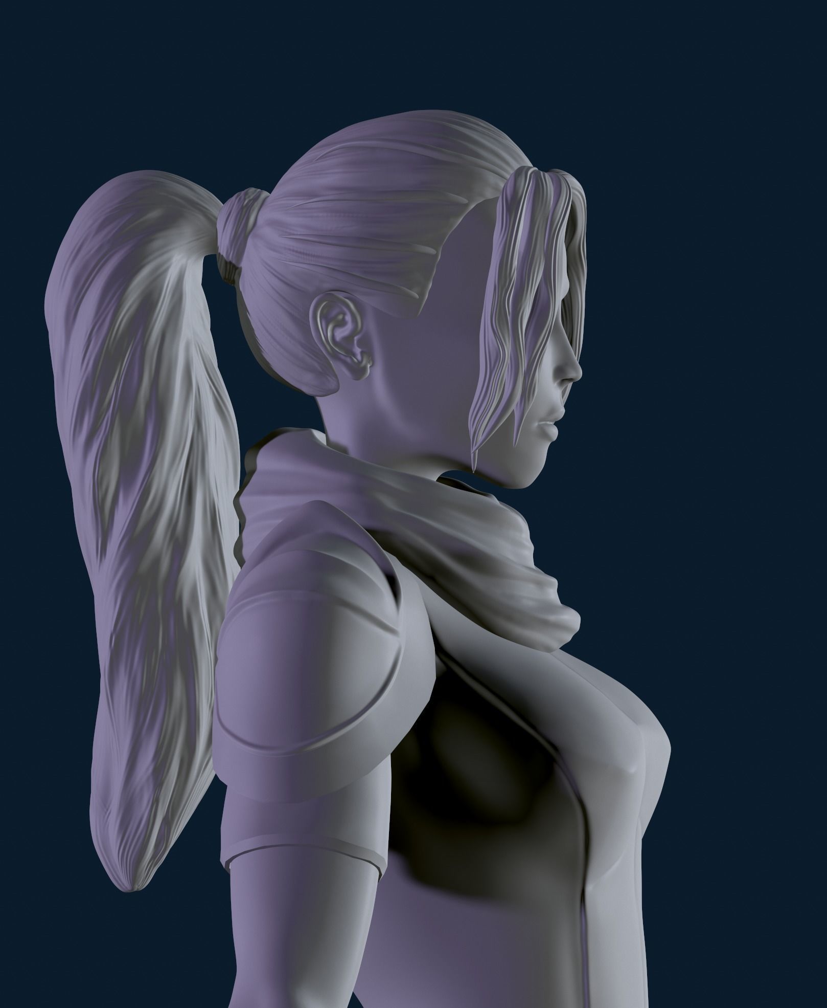 High poly 3D Enchantress 3D model  3D model_5