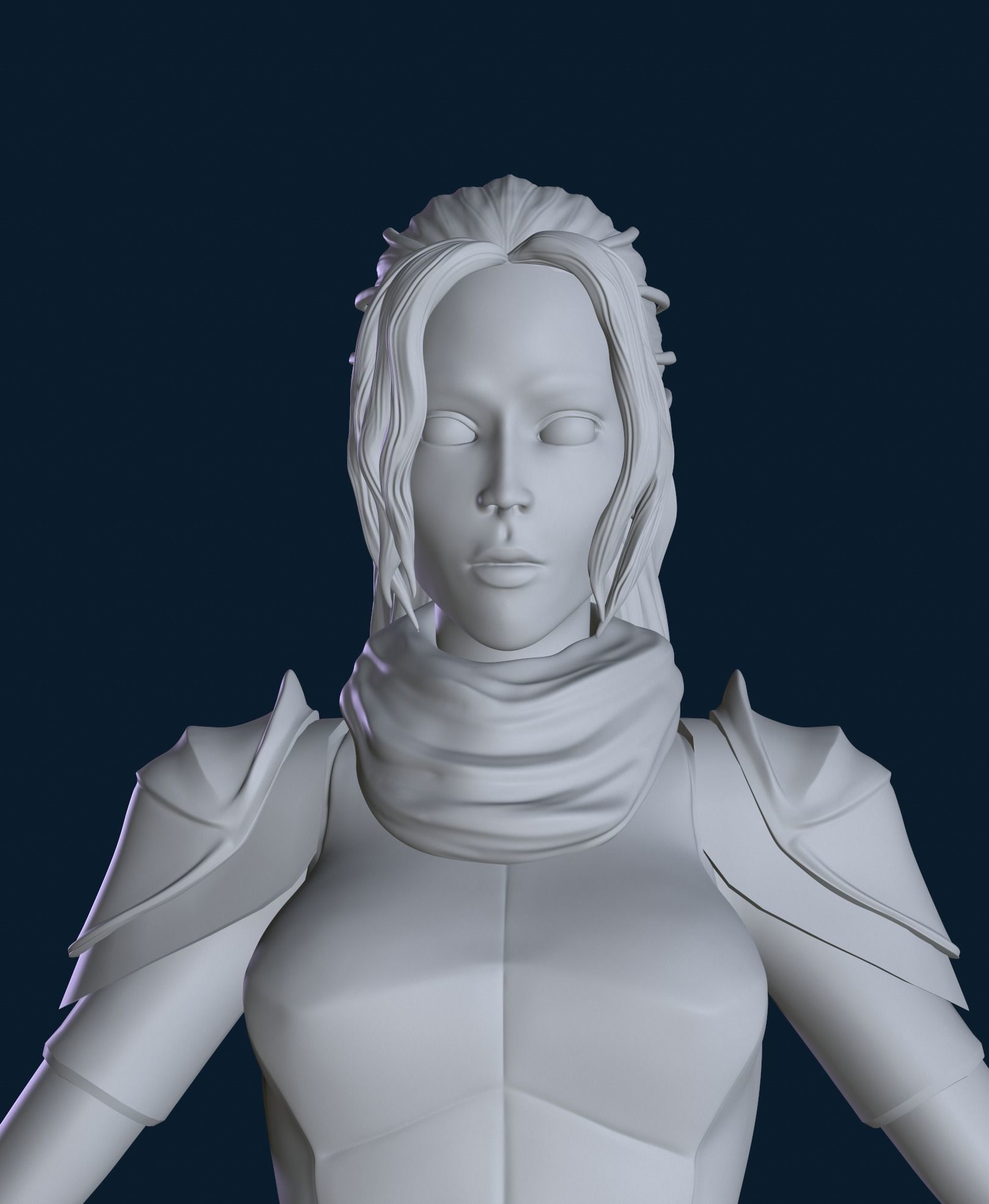High poly 3D Enchantress 3D model  3D model_6