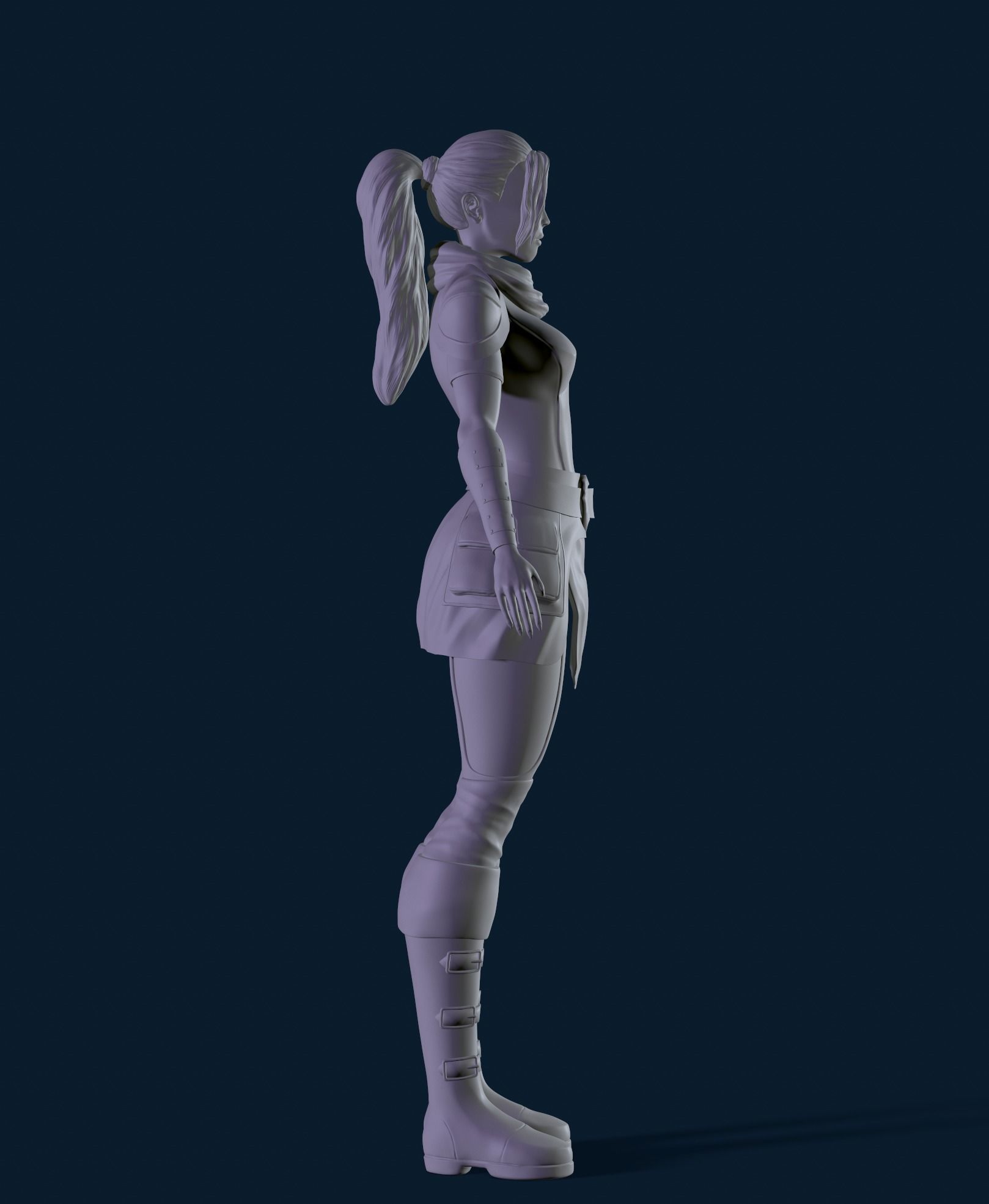 High poly 3D Enchantress 3D model  3D model_3