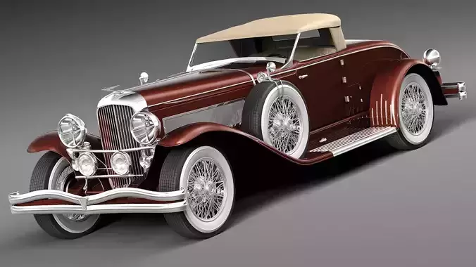 Duesenberg SJ Roadster 1935 3D model
