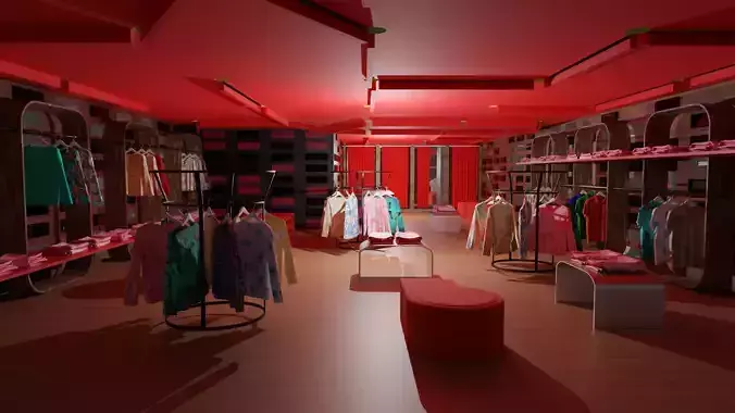 Clothing Store interior 