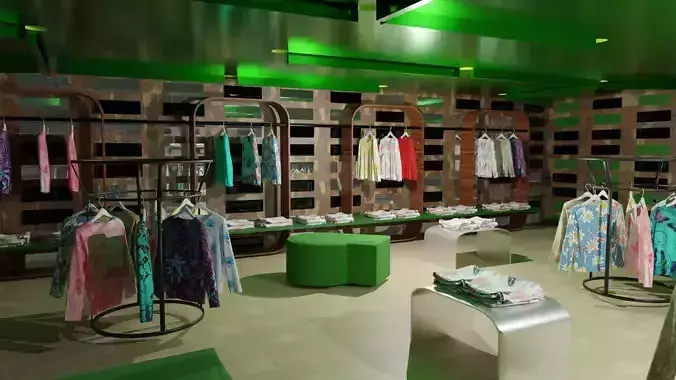 Clothing Store interior 