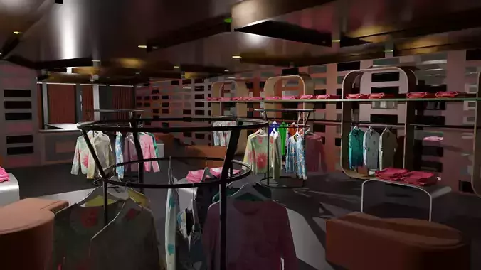 Clothing Store interior 