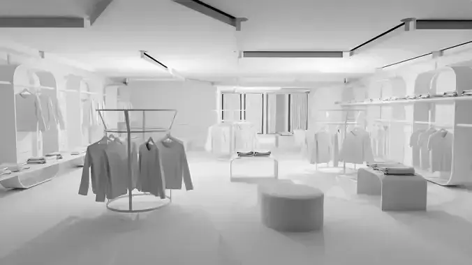 Clothing Store interior 