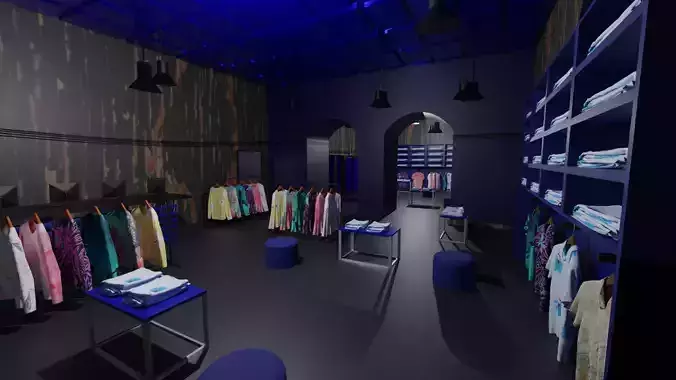 Clothing Store interior 