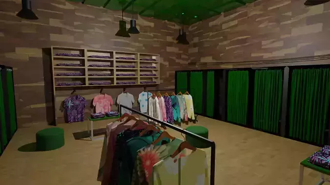 Clothing Store interior 