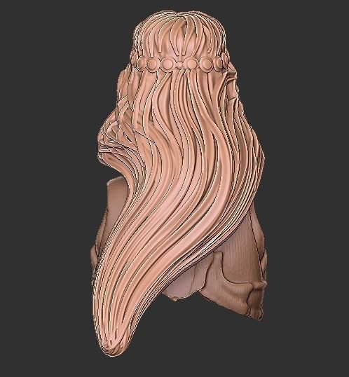 Crysania Mythic Legions Head 3D print model_3