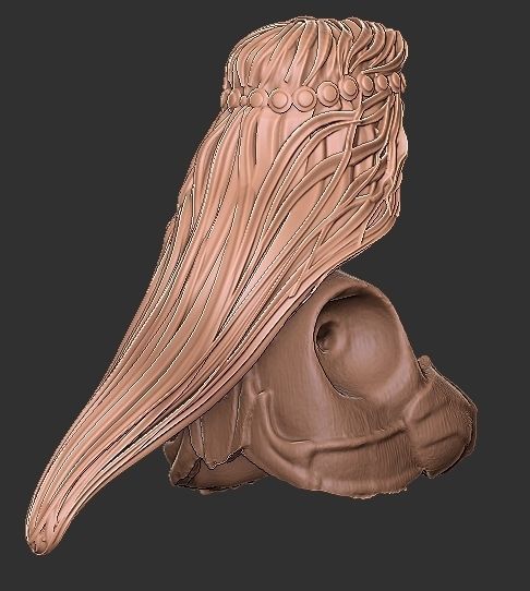 Crysania Mythic Legions Head 3D print model_4