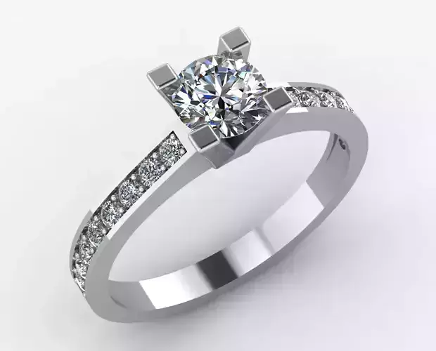 Engagement diamond ring 