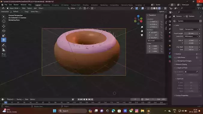 donat 3D model