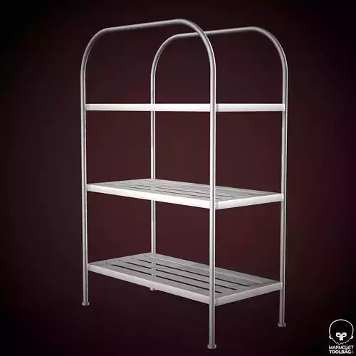 Furniture Outdoor storages Storage Plant Stand Low-poly 3D model