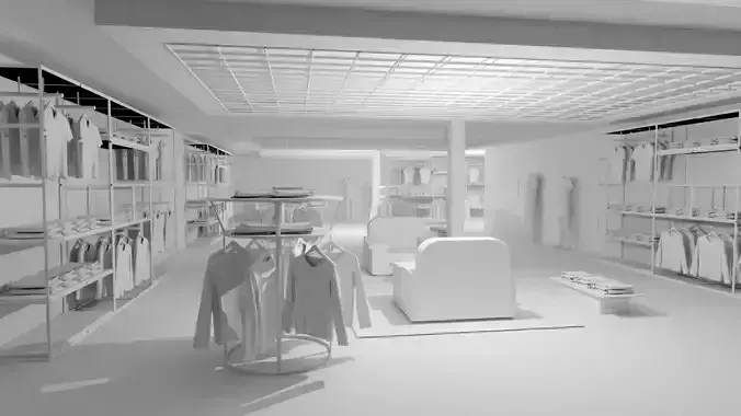 Clothing Store interior 