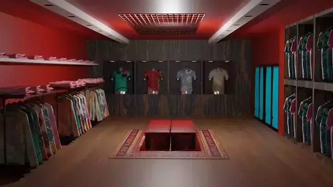 Clothing Store interior 